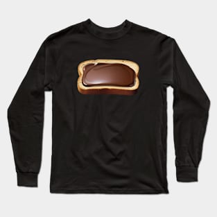 Chocolate Toast Sandwich Bread Vintage Kawaii Yummy Since Retro Long Sleeve T-Shirt